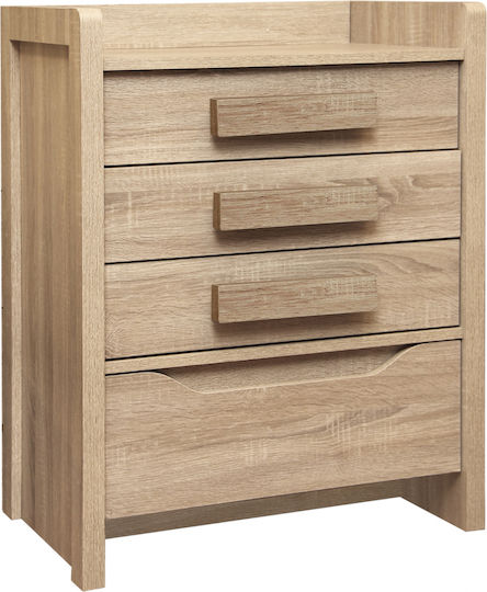 Детска гардеробна шкафче Playroom с 4 чекмеджета 63x40x80бр