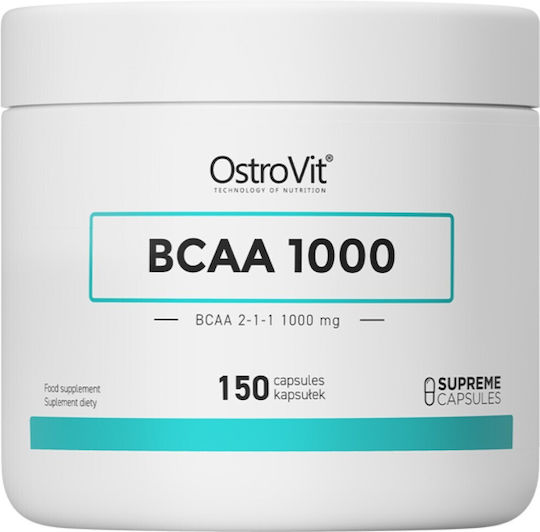 OstroVit Supreme Capsules BCAA 2-1-1 1000мг 150 Капсули Без вкус
