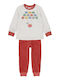 Boboli Kinder Schlafanzug Winterlich Samtig Gray