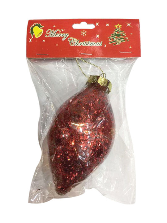 AGC Christmas Pine Ornament Red 7cm