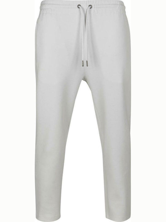 Urban Classics TB2717 Men's Sweatpants with Rubber White