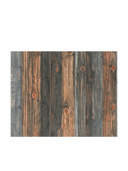 Тапет за Стена Wood Stone Кафяв Д1000xШ53см