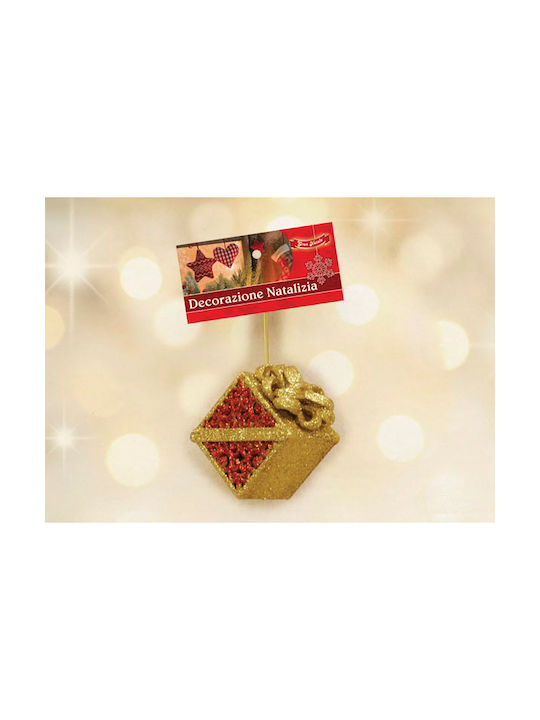 AGC Christmas Gift Ornament Gold 7cm