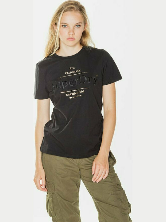 Superdry Established Women's T-shirt Black