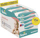 Pampers Sensitive Υποαλλεργικά Μωρομάντηλα χωρίς Άρωμα, Οινόπνευμα & Parabens 15x80τμχ
