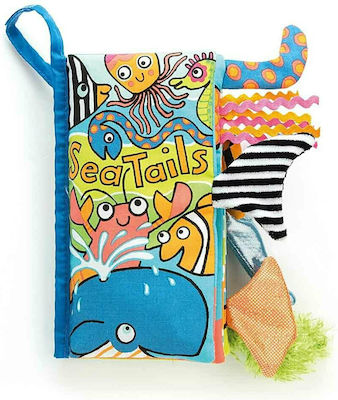 Jellycat Aktivitätsbuch Μαλακό Βιβλίο Sea Tails aus Stoff für 0++ Monate