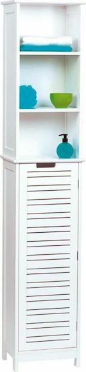 Miami Floor Bathroom Column Cabinet L35xD26xH73cm White