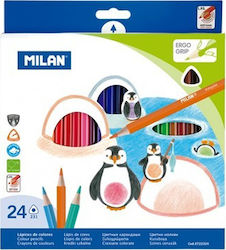 Milan Ξυλομπογιές Pencils Set 24pcs