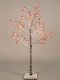 Brad de Crăciun Snow Red Berry Tree 120cm cu Iluminare LED Roșu
