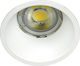 VK Lighting Кръгла Металик Вграден Спот с Патрон GU10 Бял 8.3x8.3см. 1бр