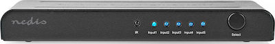 Nedis HDMI Switch 5 Inputs/1 Output 4K2K@60Hz VSWI3475AT