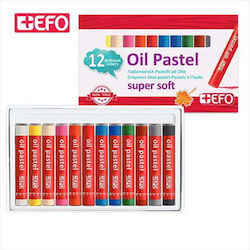 +Efo Oil Pastels Super Soft 12colours 325412