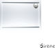 Sirene Extra Flat Ορθογώνια Ακρυλική Ντουζιέρα 100x70cm Λευκή