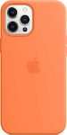 Apple Silicone Case with MagSafe Kumquat (iPhone 12 Pro Max)