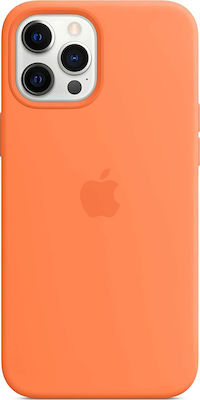 Apple Silicone Case with MagSafe Umschlag Rückseite Silikon Orange (iPhone 12 Pro Max) MHL83ZM/A