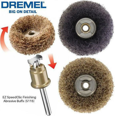 Dremel Speedclic 511S Συρματόβουρτσα για Δράπανο Σετ 2τμχ