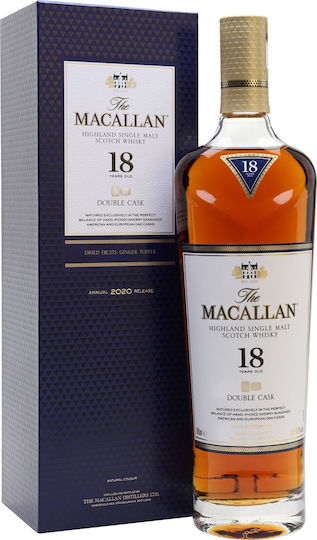 Old Double Cask Single Malt Ουίσκι 18 Ετών Σκωτίας 43% 700ml
