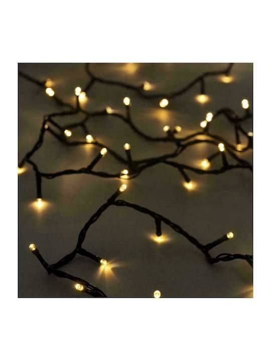 200 Weihnachtslichter LED 10für eine E-Commerce-Website in der Kategorie 'Weihnachtsbeleuchtung'. Warmes Weiß Elektrisch vom Typ Zeichenfolge mit Grünes Kabel Iliadis
