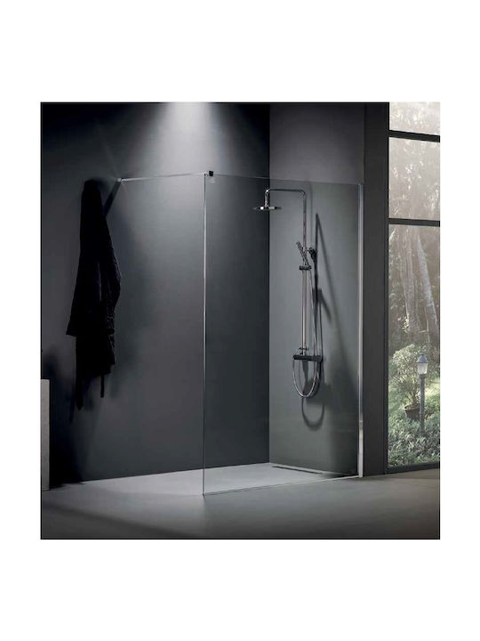 Devon Iwis Walk-in IW80C-100 Shower Screen for Shower 77-79x200cm Clean Glass Chrome