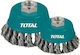 Total TAC32031 Wire Brush Bell with Bristles 75...