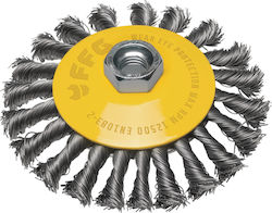 FFG 38692 Wire Brush with Bristles 125mm Braid M14 FFG 38692 Wire Brush with Bristles 125mm Braid M14