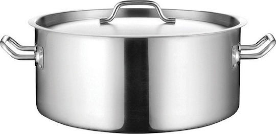 GTSA Inoxidabil Cuptor olandez Cu Capacitatea 27lt cu Diametru 45cm și Înălțime 17cm.