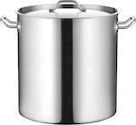 GTSA Stainless Steel Marmite Capacity 50lt with Diameter 40cm and Height 40cm.