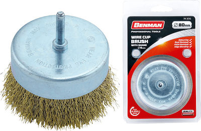 Benman Drill Wire Brush 50mm Bell 74304