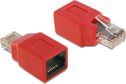 DeLock RJ-45 male/female Connector 1pc