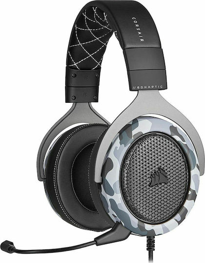 Corsair HS60 Haptic Stereo Надушници Геймърски слушалки с връзка USB Черен