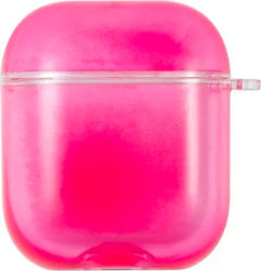 Kingxbar Galaxy Nightglow Luminescent Калъф Силикон в Червен цвят за Apple AirPods 1 / AirPods 2