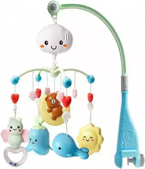 Kikka Boo Mobile for Cot with Music, Rotation, and Projector Bear on Moon