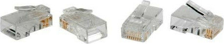 Roline Stecker RJ-45 männlich 10Stück Transparent (21.17.3060)