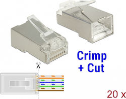 DeLock 86454 RJ-45 Stecker 20Stück