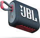 JBL Go 3 Αδιάβροχο Ηχείο Bluetooth 4.2W με Διάρκεια Μπαταρίας έως 5 ώρες Blue/Pink