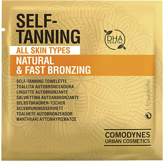 Comodynes Natürliche & Schnelle Bräunung Selbstbräuner 8 Tücher Selbstbräuner Lotion Gesicht 8 Stück