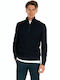 Hugo Boss Men's Long Sleeve Sweater with Zipper Navy