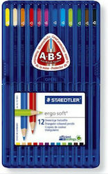 Staedtler Ergosoft Farbstift-Set Aquarell in einer Box 12Stück