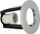 VK Lighting Rotund Metalic Spot Încorporat cu Soclu E14 R50 Gri 9.5x9.5cm. 1buc