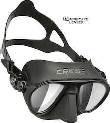 CressiSub Calibro Black HD Mirrored Lenses