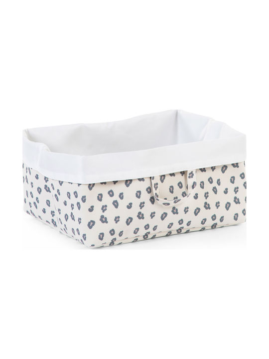 Childhome Nursery Storage Basket Canvas White 1pcs