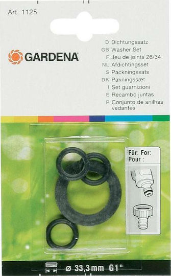 Gardena O ring Set de benzi de cauciuc pentru fitinguri 902, 2902 și 18202 01125-20 4buc