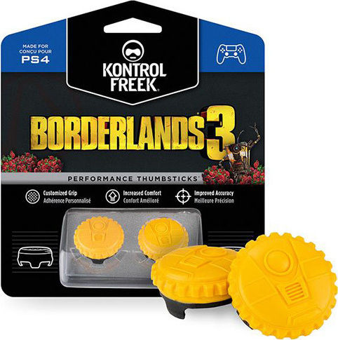 KontrolFreek Performance Thumbsticks Borderlands 3 Thumb Grips για PS4 σε Κίτρινο χρώμα