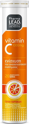 Pharmalead Vitamin C Vitamin for Energy 1000mg Orange 20 eff. tabs
