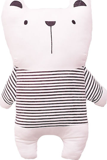 Bizzi Growin Crib Decorative Pillow Little Dreamer Bear Ecru 25x40cm