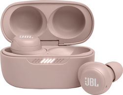 JBL Live Free NC+ In-ear Bluetooth Handsfree Ακουστικά με Αντοχή στον Ιδρώτα και Θήκη Φόρτισης Ροζ