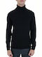 Hugo Boss Men's Long Sleeve Sweater Turtleneck Black 50435602-001