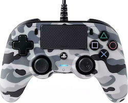 Nacon Wired Compact Gamepad για PS4 Camo Grey