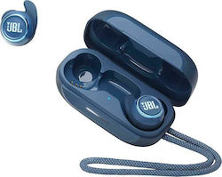 JBL Reflect Mini NC In-ear Bluetooth Handsfree Ακουστικά με Αντοχή στον Ιδρώτα και Θήκη Φόρτισης Μπλε