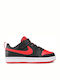 Court Court Borough Low 2 Kids Sports Shoes Basketball with Hoop & Loop Closure Black / University / Red / White